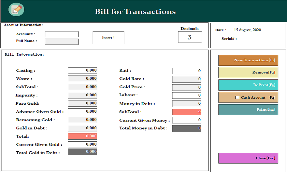 Screenshot of Smart RCC project